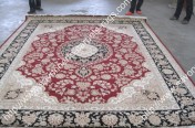 stock wool and silk tabriz persian rugs No.58 factory manufacturer